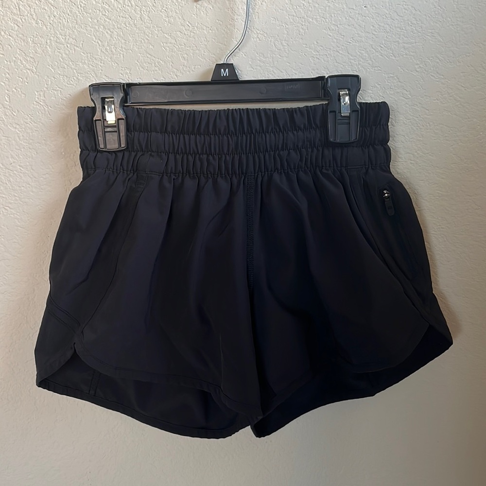 Lululemon Black Tracker 4” Shorts